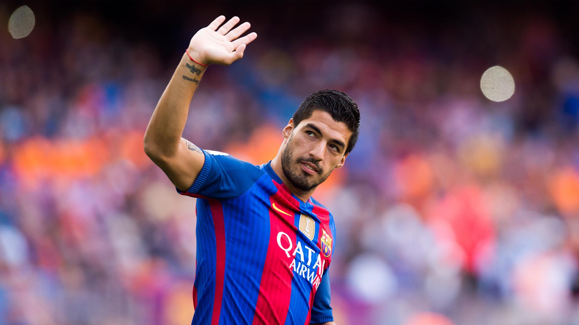 Suárez se despide del Barça. Fuente: Telemundo Deportes