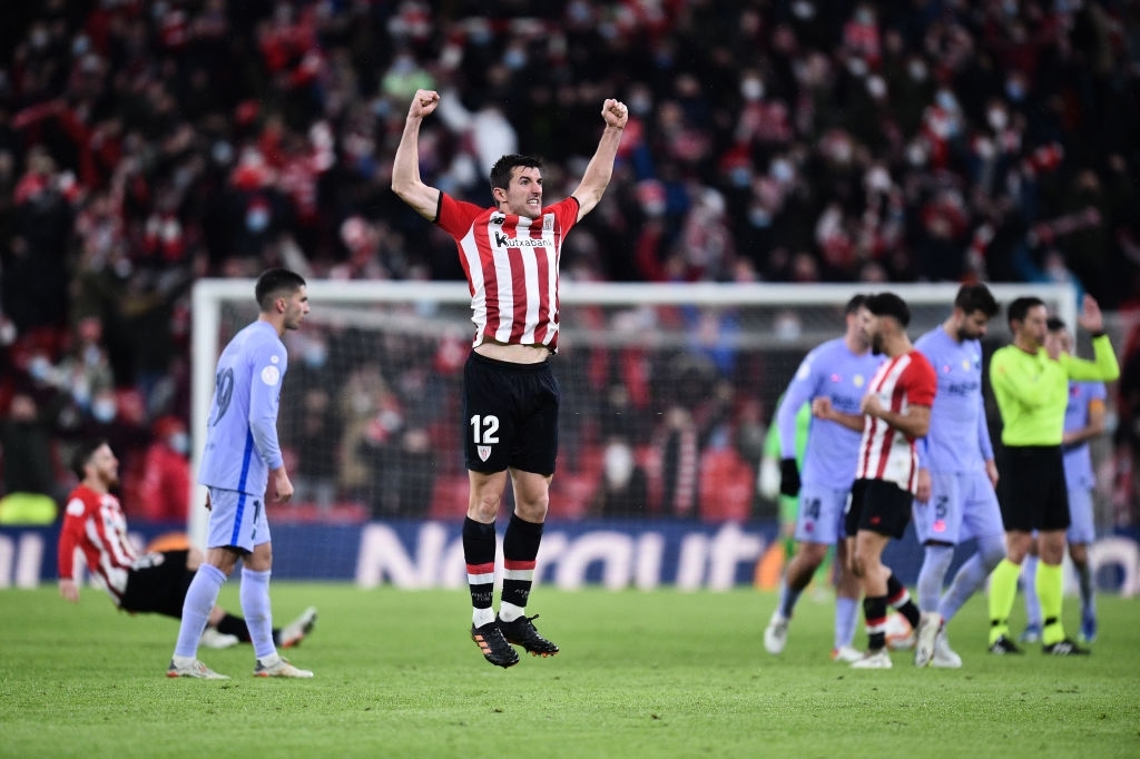 El Athletic celebra la victoria. Fuente: Getty Images