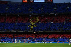 Mosaico en el Camp Nou. Fuente: Getty Images